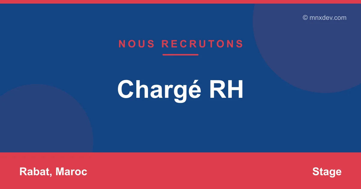 Chargé RH