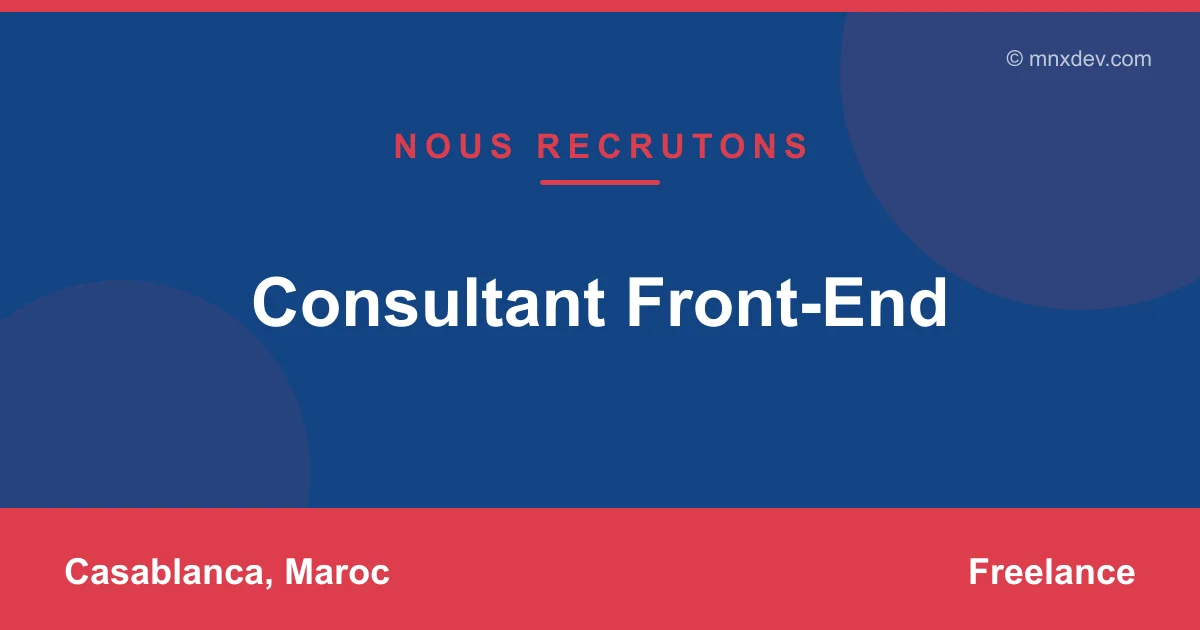 Consultant Front-End