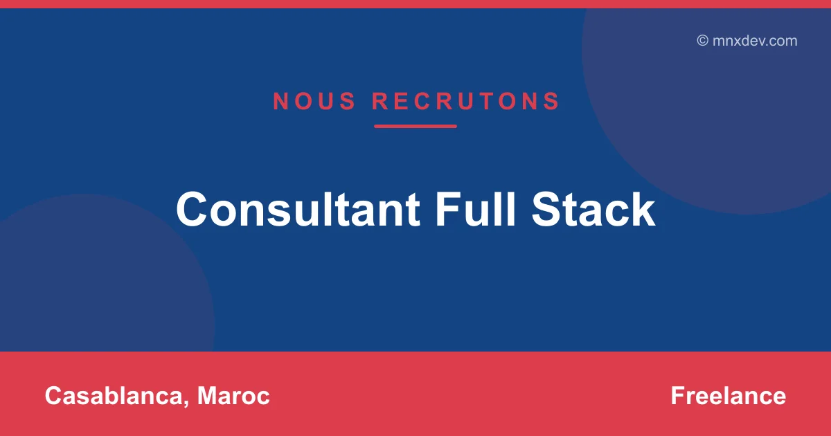 Consultant Full Stack