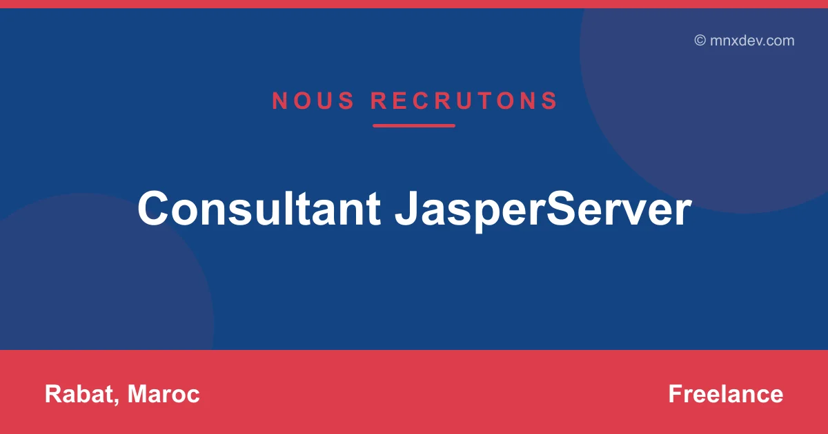 Consultant JasperServer