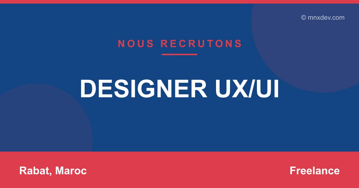 DESIGNER UX/UI