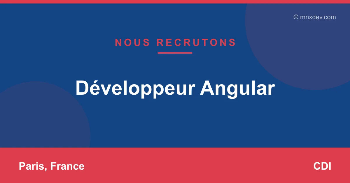 Développeur Angular