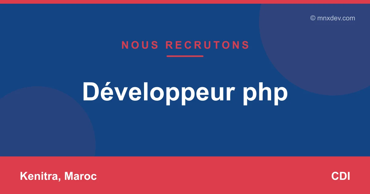 Développeur php
