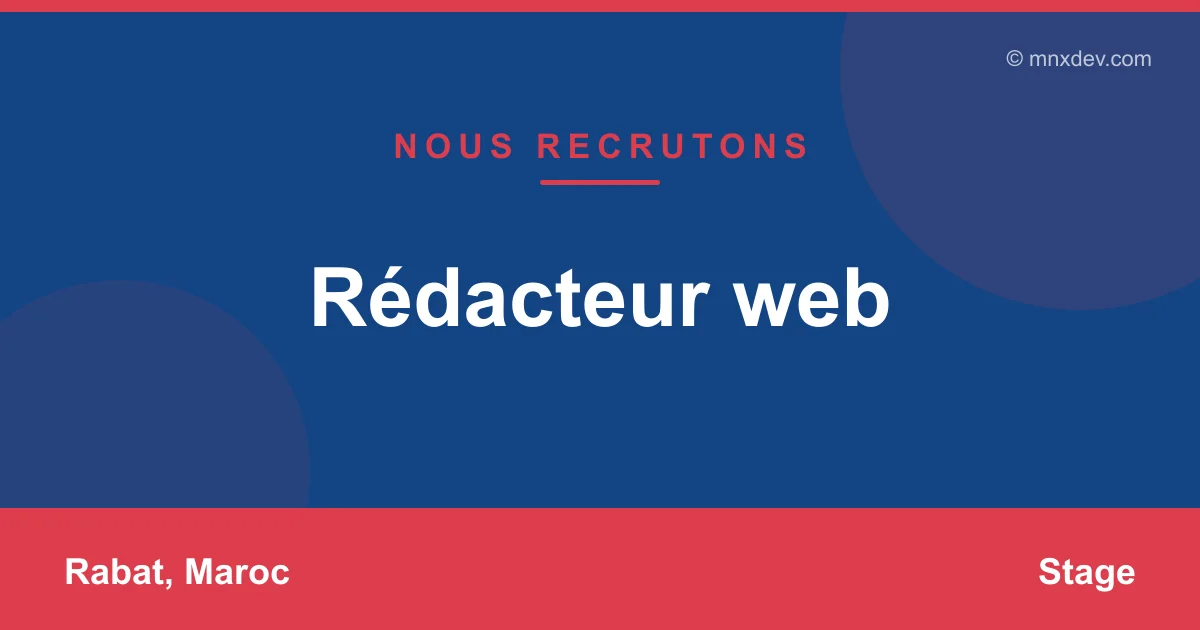 Rédacteur web